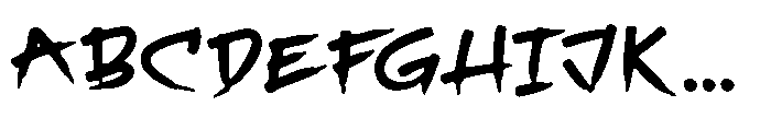 Ancient Flames Font UPPERCASE