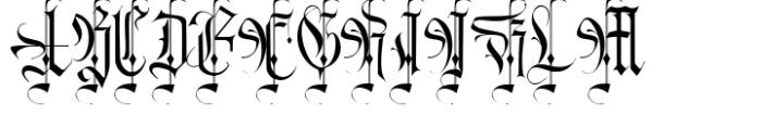 Ancient Funeral Font UPPERCASE