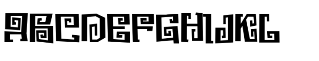 Ancientos Regular Font UPPERCASE