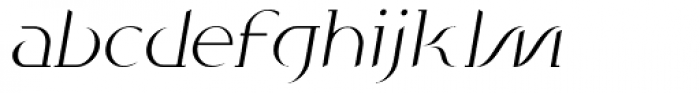 Ancora Italic Font LOWERCASE