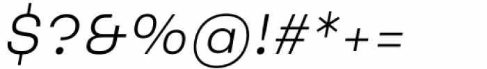 Ancress Regular Italic Font OTHER CHARS