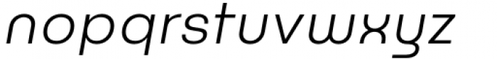 Ancress Regular Italic Font LOWERCASE