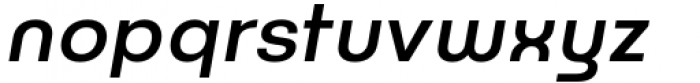 Ancress Semi Bold Italic Font LOWERCASE