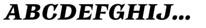 Ancyra Body Heavy Italic Font