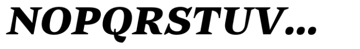 Ancyra Body Heavy Italic Font UPPERCASE