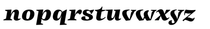 Ancyra Body Heavy Italic Font LOWERCASE