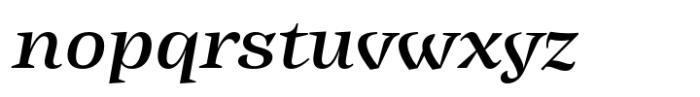 Ancyra Body Medium Italic Font LOWERCASE
