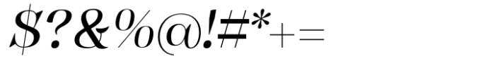 Ancyra Head Regular Italic Font OTHER CHARS