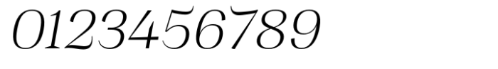 Ancyra Subhead Extra Light Italic Font OTHER CHARS