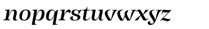 Ancyra Subhead Medium Italic Font LOWERCASE