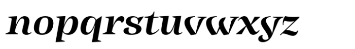Ancyra Subhead Semi Bold Italic Font LOWERCASE