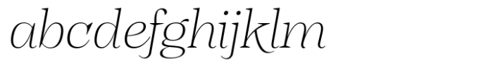 Ancyra Subhead Thin Italic FONT