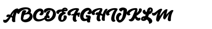 Andala Script Regular Font UPPERCASE