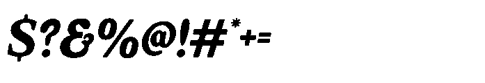Andalima Italic Font OTHER CHARS