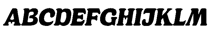 Andalima Italic Font UPPERCASE