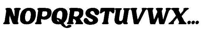 Andalima Italic Font UPPERCASE