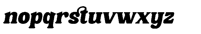 Andalima Italic Font LOWERCASE