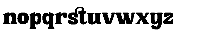 Andalima Regular Font LOWERCASE