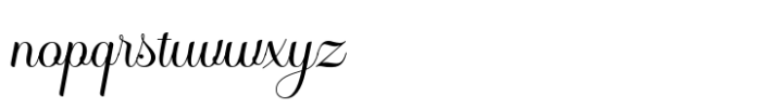 Andalucia Font LOWERCASE
