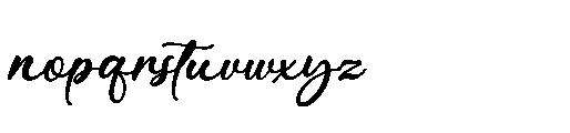 Andalugia Font LOWERCASE