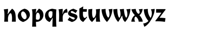 Andaluz Bold Font LOWERCASE