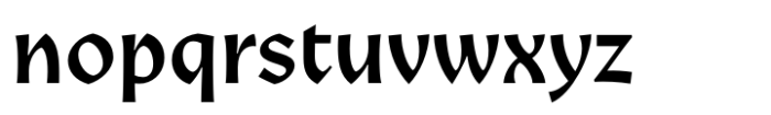 Andaluz Medium Font LOWERCASE