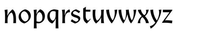 Andaluz Regular Font LOWERCASE