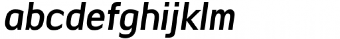Andante Display Demi Bold Italic Font LOWERCASE