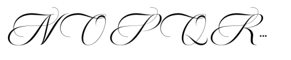 Andara Calligraphy Script Font UPPERCASE