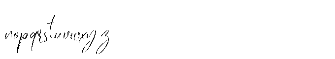 Andarona Font LOWERCASE