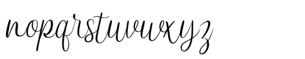 Andeeta Font LOWERCASE