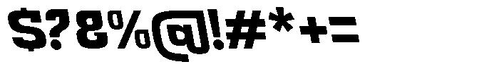 Andenes  Oblique backslash Font OTHER CHARS