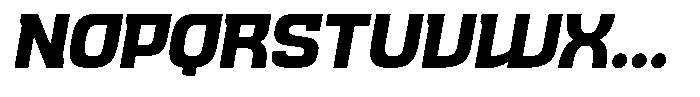 Andenes  Oblique Font UPPERCASE