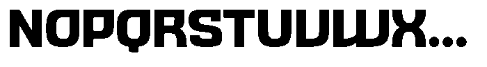 Andenes  Sans Regular Font UPPERCASE