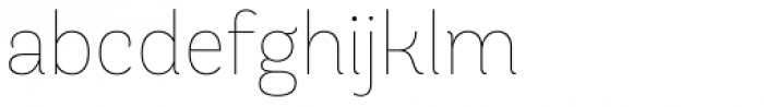 Andes UltraLight Font LOWERCASE