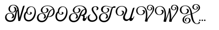 Andhelia  Thin Font UPPERCASE