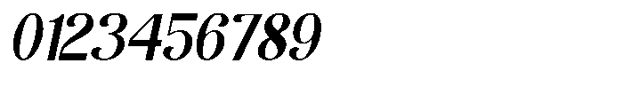 Andores Italic Font OTHER CHARS