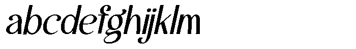 Andores Italic FONT