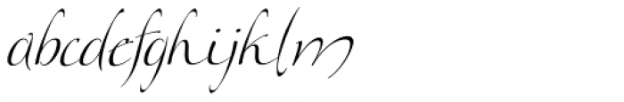 Andovai Italic Font LOWERCASE