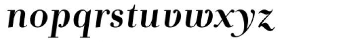Andrade Bold Italic Font LOWERCASE