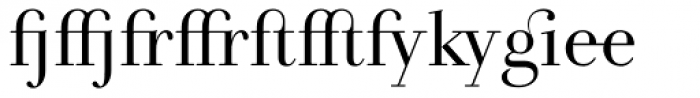 Andrade Ligatures Font LOWERCASE
