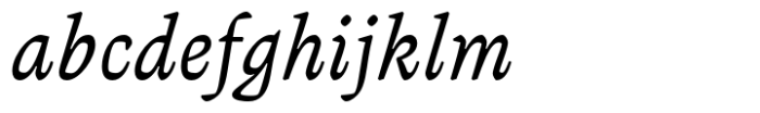 Andralis ND Italic Font LOWERCASE