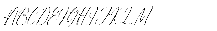Andrea Carter Regular Font UPPERCASE