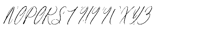 Andrea Carter Regular Font UPPERCASE