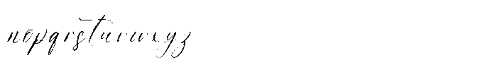 Andrea Carter Regular Font LOWERCASE