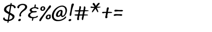 Andrea Handwriting II Andrea II Print Slant Nib Regular Font OTHER CHARS