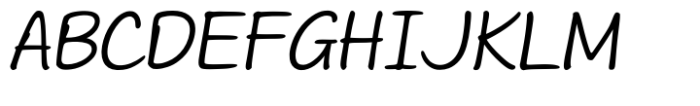 Andrea Handwriting II Andrea II Print Slant Regular Font