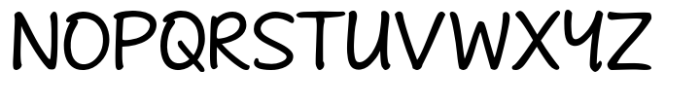 Andrea Handwriting II Andrea II Print Upright Medium Regular Font UPPERCASE
