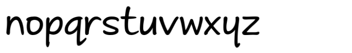 Andrea Handwriting II Andrea II Print Upright Medium Regular Font LOWERCASE