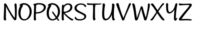 Andrea Handwriting II Andrea II Print Upright Nib Regular Font UPPERCASE